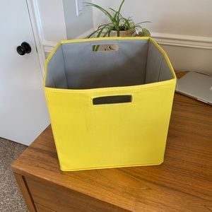 13" Fashion Cube Storage Bin - Threshold - Yellow
